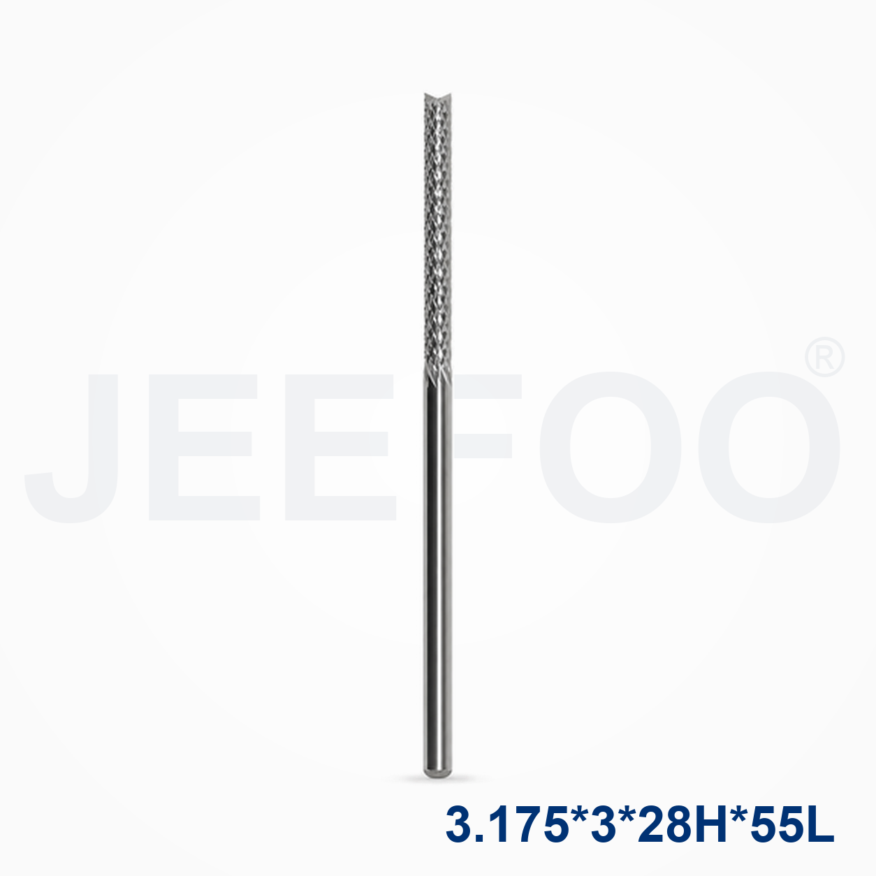 XE 3.175xd3x28Hx55L PCB Router Bit detail 1