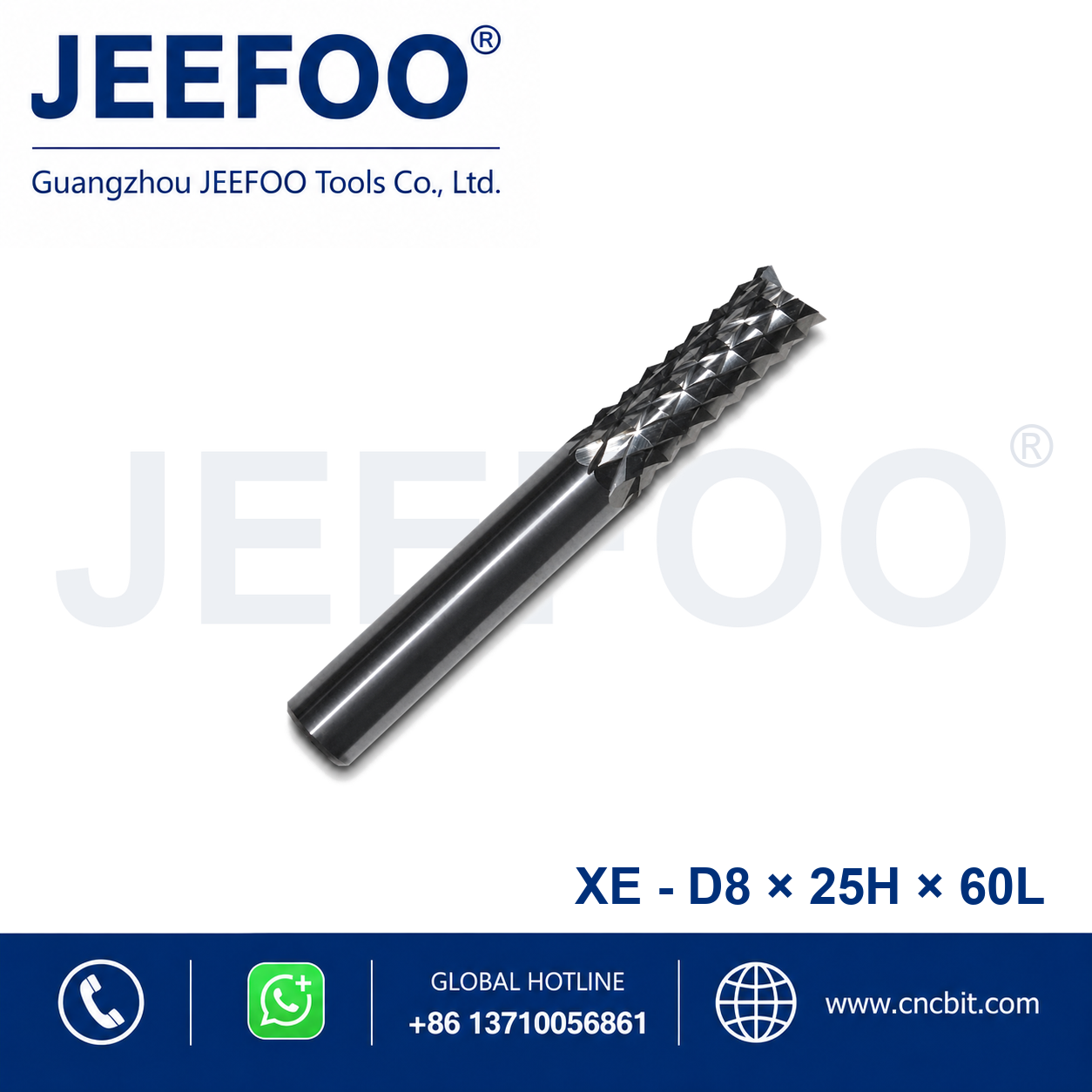 XE 8x25x60 PCB Router Bit