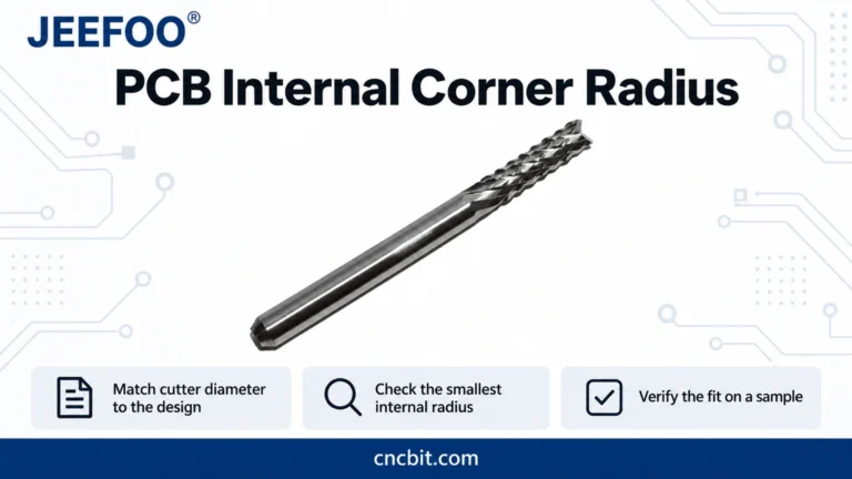 PCB Router Bit Diameter and Internal Corner Radius Explained