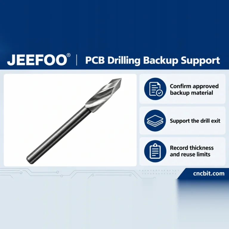 PCB Drilling Backup Board: Checking Support at Drill Exit