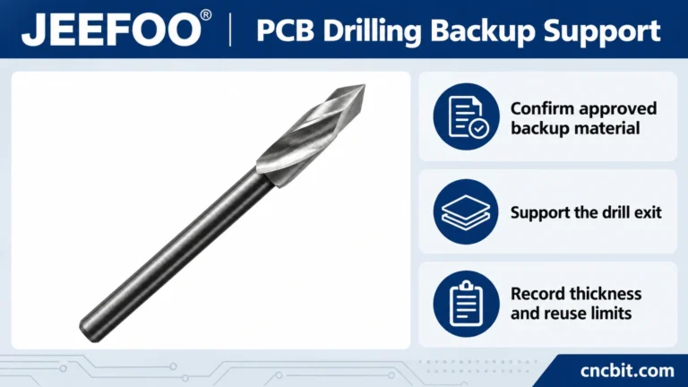 PCB Drilling Backup Board: Checking Support at Drill Exit